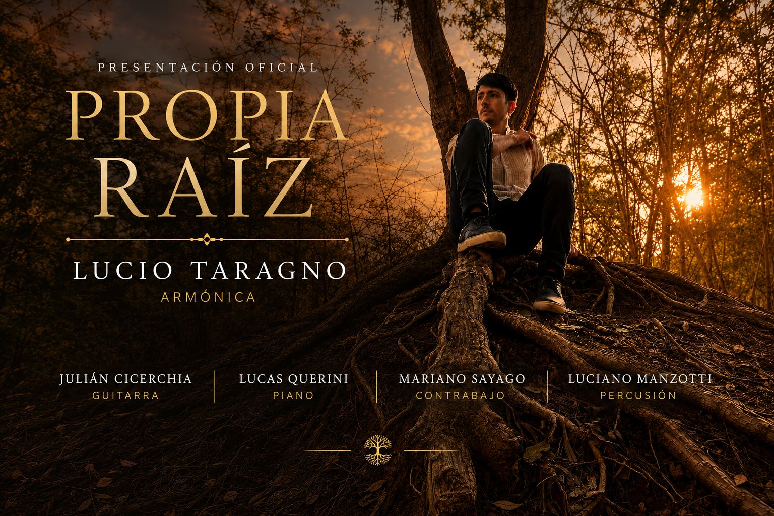 Propia Raíz — Presentación oficial, Lucio Taragno